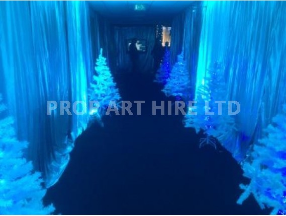 Silver Corridor Drapes